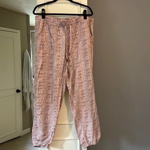 Anthropologie pink jogger